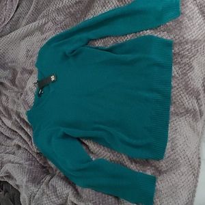 Turquoise Sweater - Mens Lg